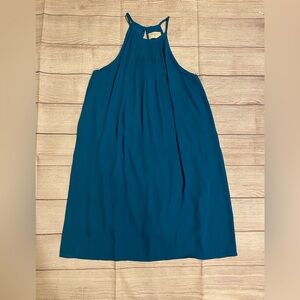 Everly dress. Teal colored